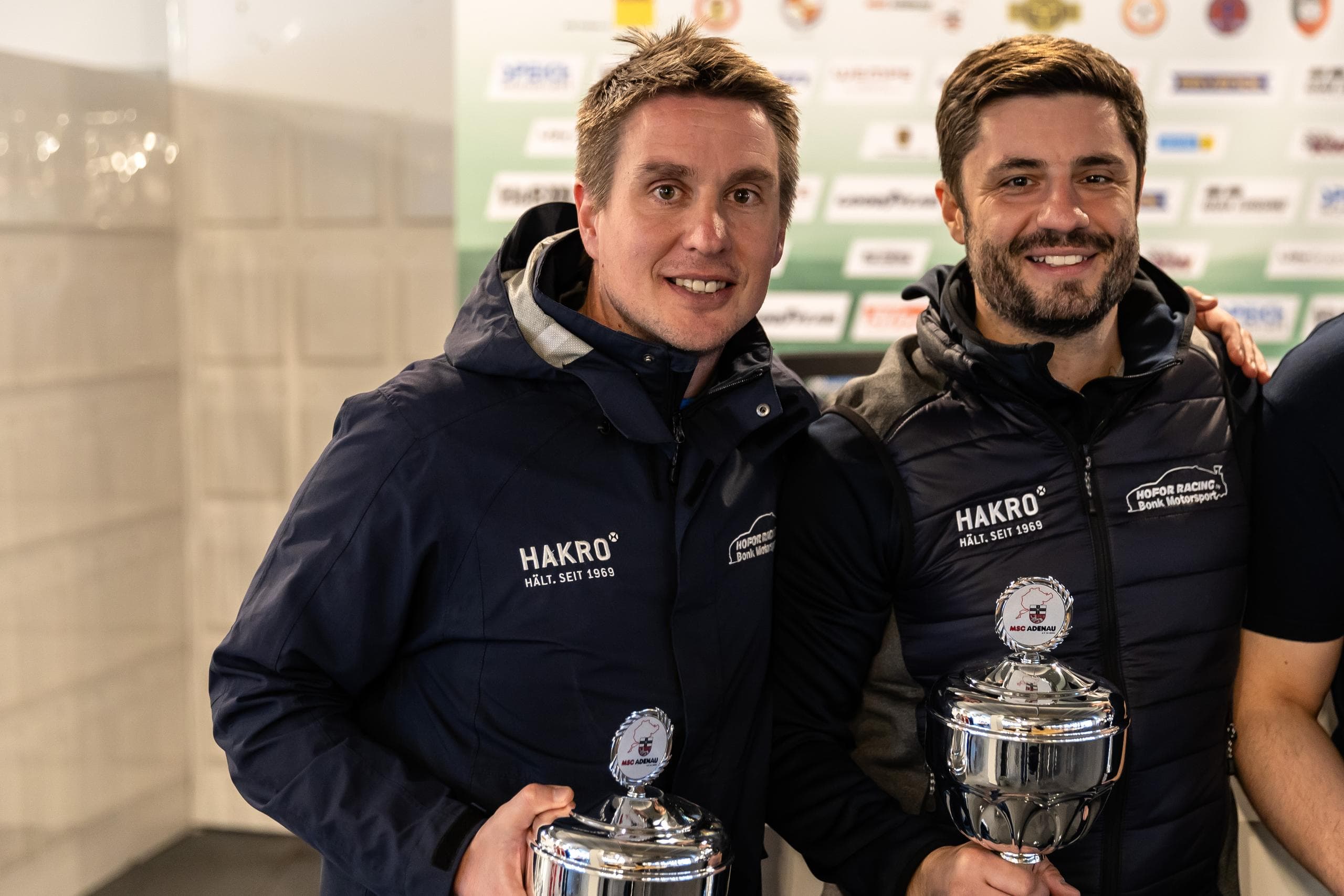 Freude bei Michael Schrey auf der Klassensiegerehrung